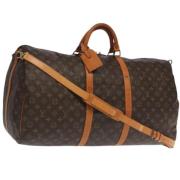 Pre-owned Canvas travel-bags Louis Vuitton Vintage , Brown , Unisex