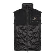 Icon Leaf Quilt Vest in Zwart Moose Knuckles , Black , Heren