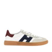 Multikleur Sneakers met Leer en Suède Hogan , Multicolor , Heren