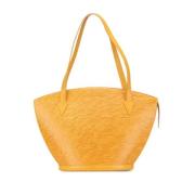 Pre-owned Leather shoulder-bags Louis Vuitton Vintage , Yellow , Dames