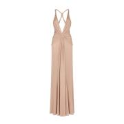 Beige Elegance Jurk Tom Ford , Beige , Dames