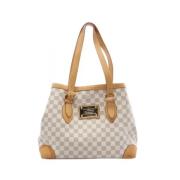 Pre-owned Canvas louis-vuitton-bags Louis Vuitton Vintage , White , Da...