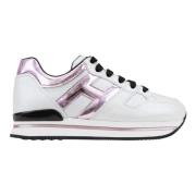 Leren Vetersneakers met Merkdetails Hogan , Multicolor , Dames