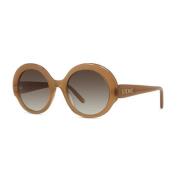 Bruine Zonnebril Elegante Stijl Loewe , Brown , Dames