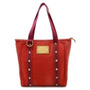 Pre-owned Canvas louis-vuitton-bags Louis Vuitton Vintage , Red , Dame...