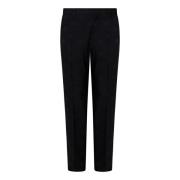 Zwarte Getailleerde Broek Elegante Stijl Dolce & Gabbana , Black , Her...