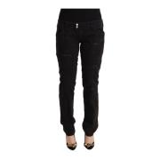 Zwarte Distressed Slim Fit Jeans Cycle , Black , Dames