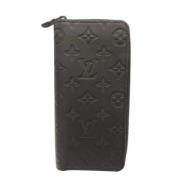 Pre-owned Canvas wallets Louis Vuitton Vintage , Black , Dames