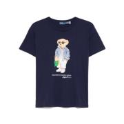 T-shirts en Polos Blauw Ralph Lauren , Blue , Dames