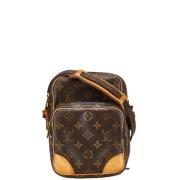 Pre-owned Canvas shoulder-bags Louis Vuitton Vintage , Brown , Dames