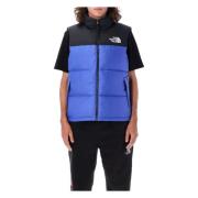 Retro Nuptse Vest The North Face , Blue , Heren