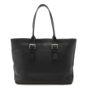 Pre-owned Leather totes Louis Vuitton Vintage , Black , Dames