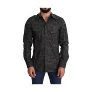 Multicolor Casual Shirt Dolce & Gabbana , Gray , Heren