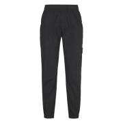 Zwarte Stijlvolle Broek Stone Island , Black , Heren