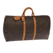 Pre-owned Canvas travel-bags Louis Vuitton Vintage , Brown , Dames