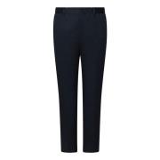 Blauwe Maatwerk Broek Stretch Katoen Dolce & Gabbana , Blue , Heren