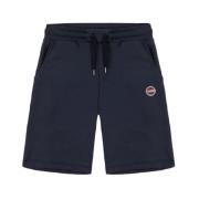 Blauwe Katoen-Polyester Shorts Colmar , Blue , Heren