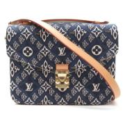 Pre-owned Canvas crossbody-bags Louis Vuitton Vintage , Blue , Dames