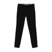 Zwarte broek met knoopsluiting Brunello Cucinelli , Black , Heren