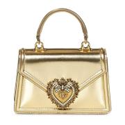 Gouden Handtas Ss25 Dolce & Gabbana , Yellow , Dames