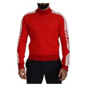 Rode Elegante Heren Trui Gcds , Red , Heren