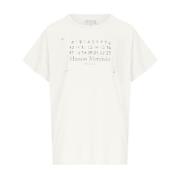 Crème T-shirt en Polo Set Maison Margiela , Beige , Dames