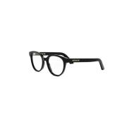 Zwarte Optische Frames Dames Accessoires Dior , Black , Dames