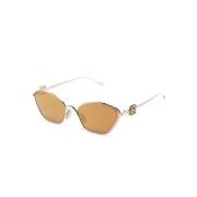 Lw40115U 32G Sunglasses Loewe , Yellow , Dames