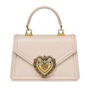 Roze Handtas Ss25 Elegante Stijl Dolce & Gabbana , Pink , Dames