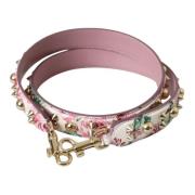 Roze Bloemen Schoudertas Accessoire Dolce & Gabbana , Pink , Dames