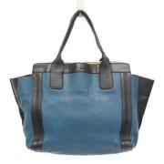 Pre-owned Leather handbags Chloé Pre-owned , Blue , Dames