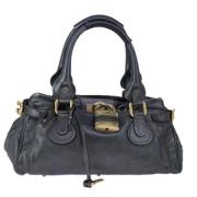 Pre-owned Leather handbags Chloé Pre-owned , Black , Dames