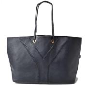 Pre-owned Leather handbags Yves Saint Laurent Vintage , Black , Dames