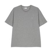 Grijze T-shirts en Polos Saint Laurent , Gray , Heren