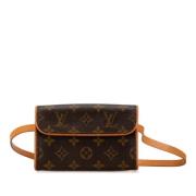 Pre-owned Canvas louis-vuitton-bags Louis Vuitton Vintage , Brown , Da...