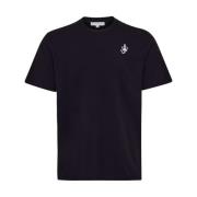 Zwarte Crew Neck T-shirts en Polos JW Anderson , Black , Heren