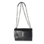 Pre-owned Suede shoulder-bags Yves Saint Laurent Vintage , Gray , Dame...