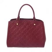 Pre-owned Leather louis-vuitton-bags Louis Vuitton Vintage , Red , Dam...