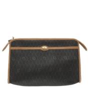 Pre-owned Canvas clutches Dior Vintage , Black , Dames