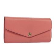 Pre-owned Canvas wallets Louis Vuitton Vintage , Pink , Dames