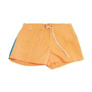 Elastische taille zwemshorts voor heren Sundek , Orange , Heren