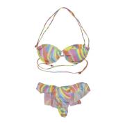 Kanten Dames Bikini Set F**k , Multicolor , Dames