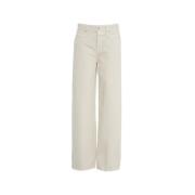 Beige Wide Leg Jeans Nikka Closed , Beige , Dames