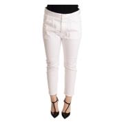 Elegante witte skinny broek Cycle , White , Dames