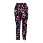 Bloemenpatroon Rits Haak Broek Elisabetta Franchi , Multicolor , Dames