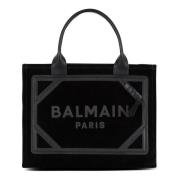 Noir Shopper Tas Balmain , Black , Dames