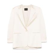 Witte Stijlvolle Jassen Andamane , White , Dames