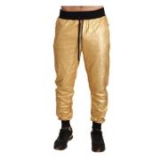 Gouden Jaar van het Varken Sweatpants Dolce & Gabbana , Yellow , Heren