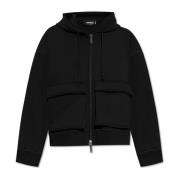 Sweatshirt met logo Dsquared2 , Black , Dames