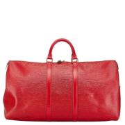 Pre-owned Leather louis-vuitton-bags Louis Vuitton Vintage , Red , Dam...